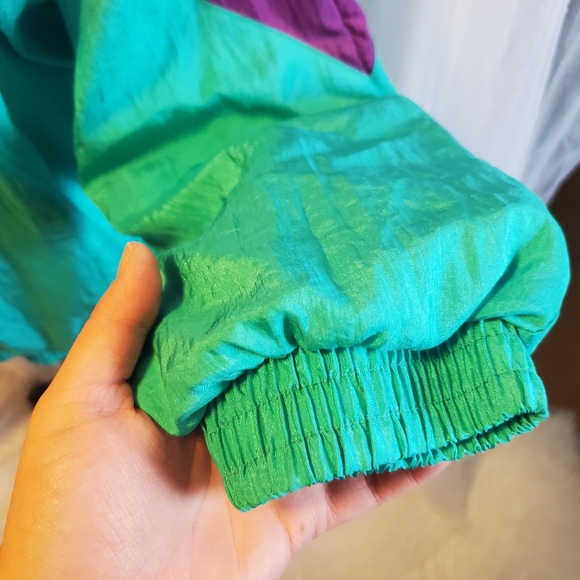 Vintage 80s windbreaker 1X - Picture 3 of 5